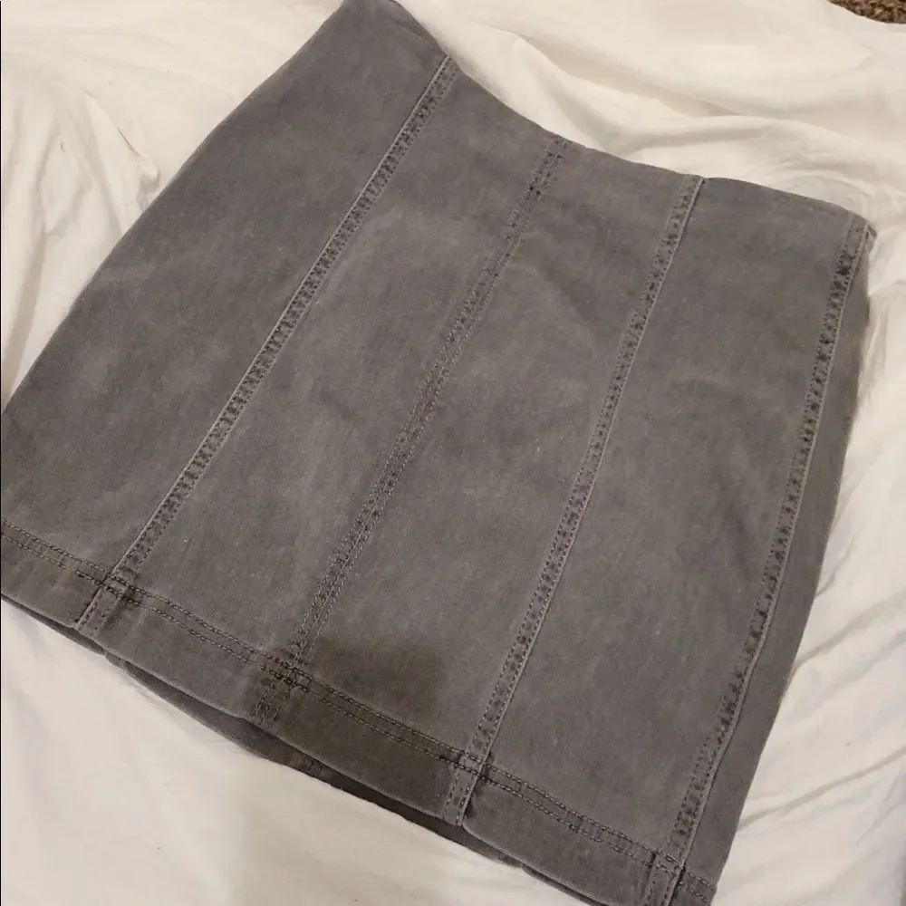 Free people size‎ 6 grey skirt